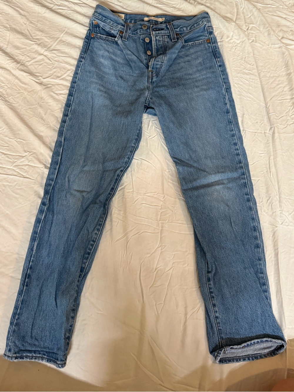 Levi's Women's Straight Leg Jeans - Medium Blue Denim